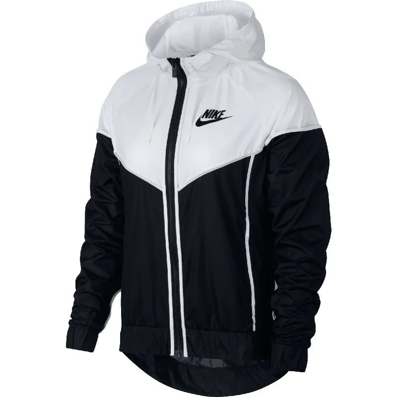 Nike Sportswear Windrunner Windbreaker Women's Jacket White-Black Chenille Jacket Brocade Jacket Lace Jacket Nike Sportswear Windrunner Windbreaker Women's Jacket White-Black Chenille Jacket Brocade Jacket Lace Jacket