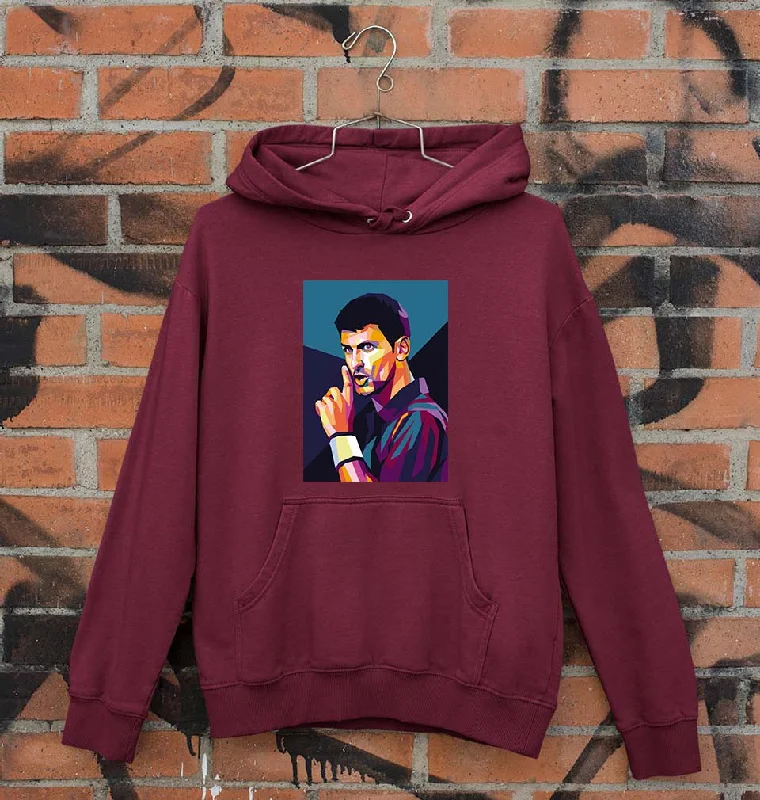 Novak Djokovic Tennis Unisex Hoodie for Men/Women