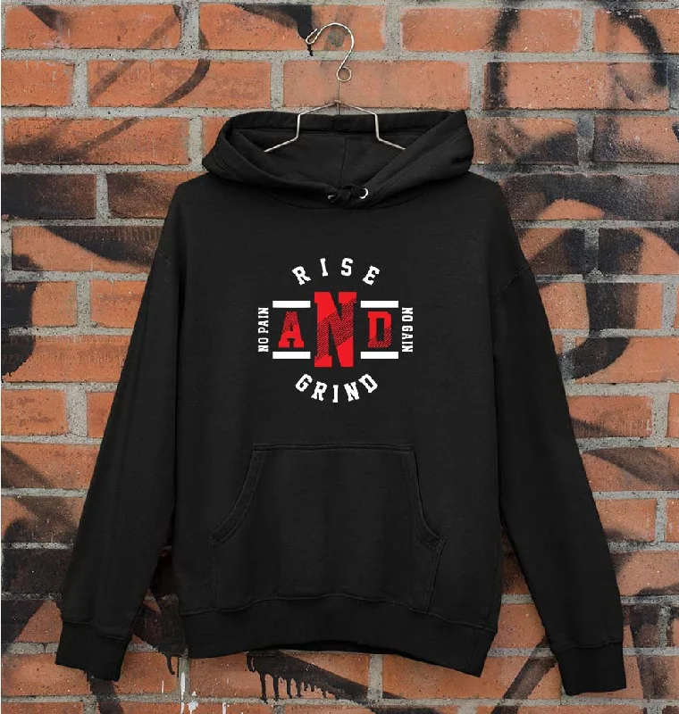 Rise & Grind Gym Unisex Hoodie for Men/Women