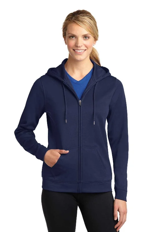 Sport-Tek LST238 Ladies Sport-Wick Fleece Full-Zip Hooded Jacket - Navy Corduroy Jacket Velvet Jacket Brocade Jacket Sport-Tek LST238 Ladies Sport-Wick Fleece Full-Zip Hooded Jacket - Navy Corduroy Jacket Velvet Jacket Brocade Jacket