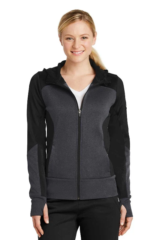 Sport-Tek LST245 Ladies Tech Fleece Colorblock Full-Zip Hooded Jacket - Black Graphite Heather Black Striped Jacket Polka Dot Jacket Floral Jacket Sport-Tek LST245 Ladies Tech Fleece Colorblock Full-Zip Hooded Jacket - Black Graphite Heather Black Striped Jacket Polka Dot Jacket Floral Jacket