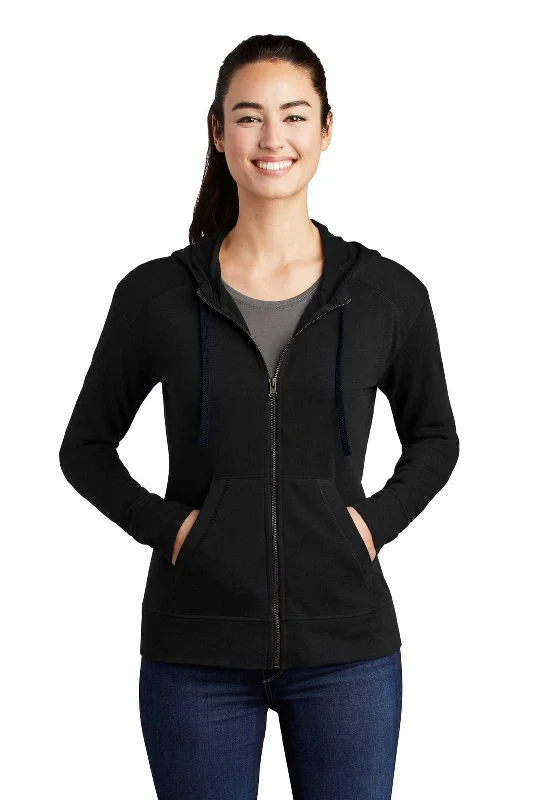 Sport-Tek LST293 Ladies PosiCharge Tri-Blend Wicking Fleece Full-Zip Hooded Jacket - Black Triad Solid V-Neck Jacket Boat Neck Jacket Square Neck Jacket Sport-Tek LST293 Ladies PosiCharge Tri-Blend Wicking Fleece Full-Zip Hooded Jacket - Black Triad Solid V-Neck Jacket Boat Neck Jacket Square Neck Jacket