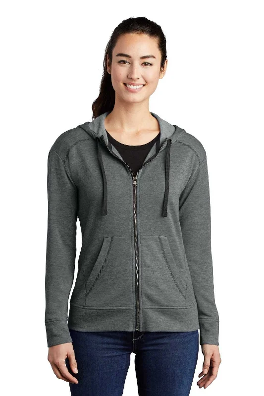 Sport-Tek LST293 Ladies PosiCharge Tri-Blend Wicking Fleece Full-Zip Hooded Jacket LST293Dark Gray Heather Notch Collar Jacket Peter Pan Collar Jacket Cowl Neck Jacket Sport-Tek LST293 Ladies PosiCharge Tri-Blend Wicking Fleece Full-Zip Hooded Jacket LST293Dark Gray Heather Notch Collar Jacket Peter Pan Collar Jacket Cowl Neck Jacket