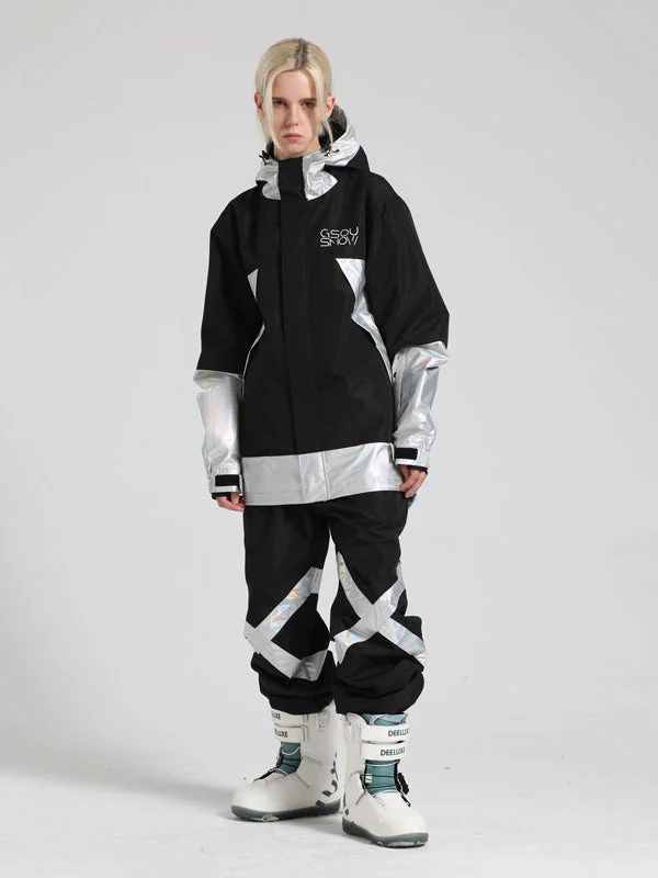 Women's Gsou Snow Glowing Snow Jacket & Pants Sets