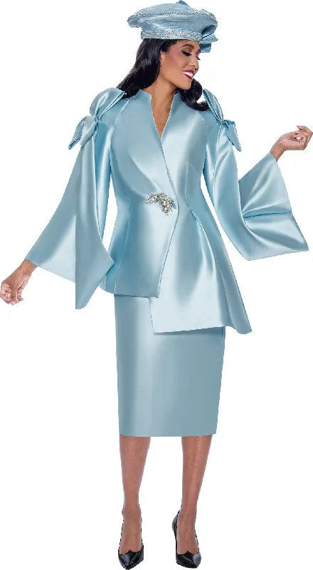 Divine Apparel G9992W Ribbon Plus Size Mother of the Bride Jacket Skirt Set