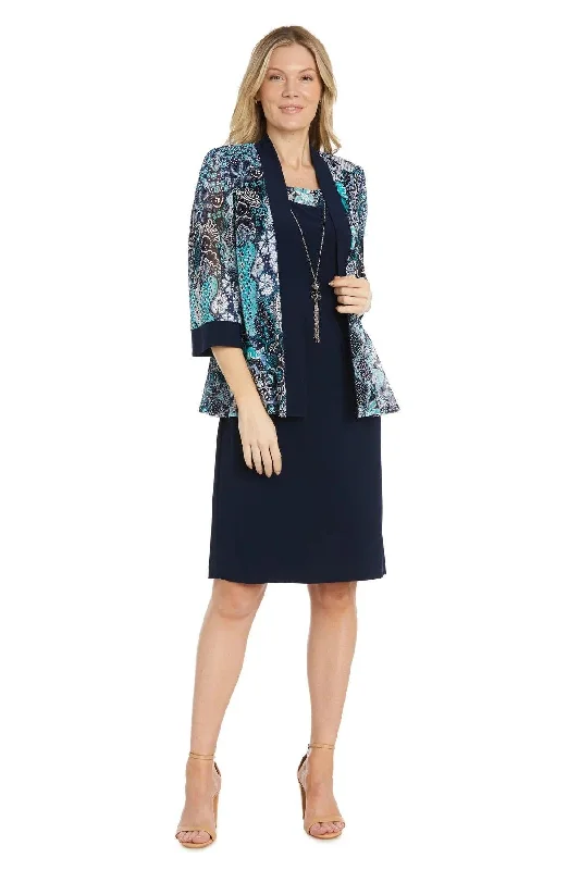 R&M Richards 1189 Short Mother of the Bride Jacket Dress