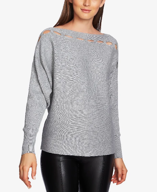 1.State Slit Cutout Sweater