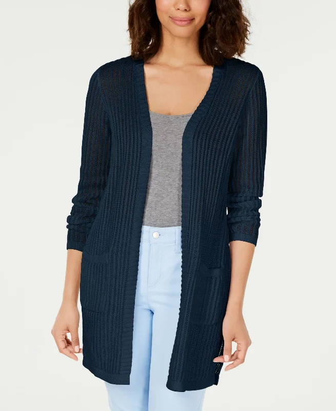 Charter Club Vertical Stitch Completer Sweater