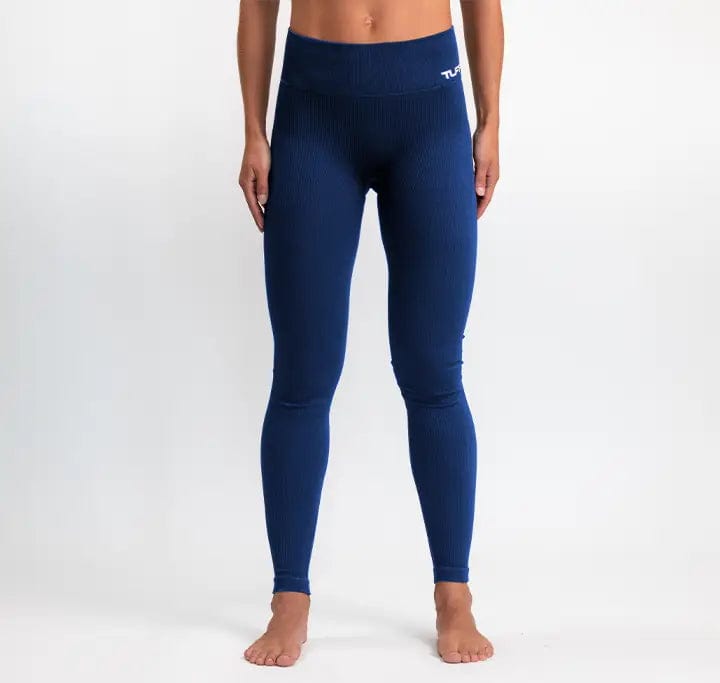 Classic Ribbed Leggings - Blue