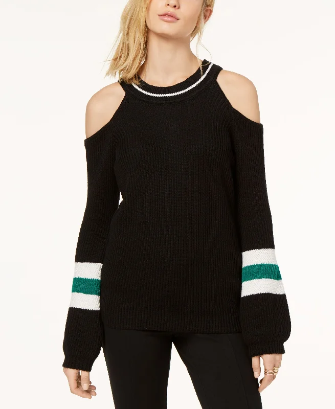 Cold Shoulder Halter Sweater