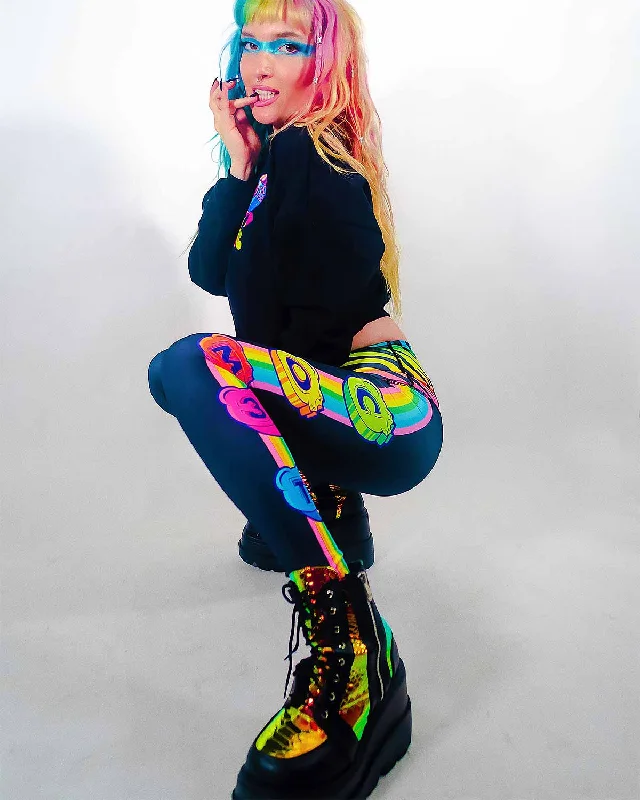 Com3t Space Kandi High Waisted Leggings