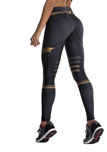 Drakon Leggings Women´s Activewear Workout Pants Printed Compression Pants Yoga Tights