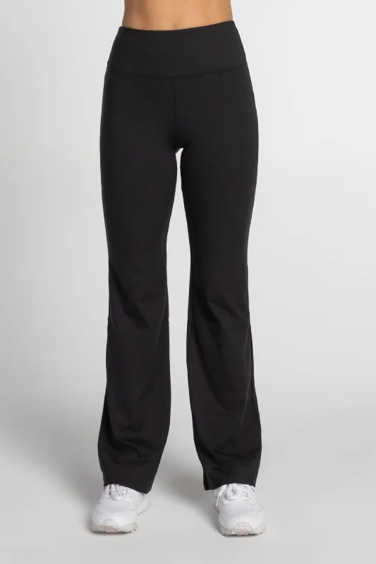 Flare style yoga leggings Trendy High-Waist Tummy Control Leggings