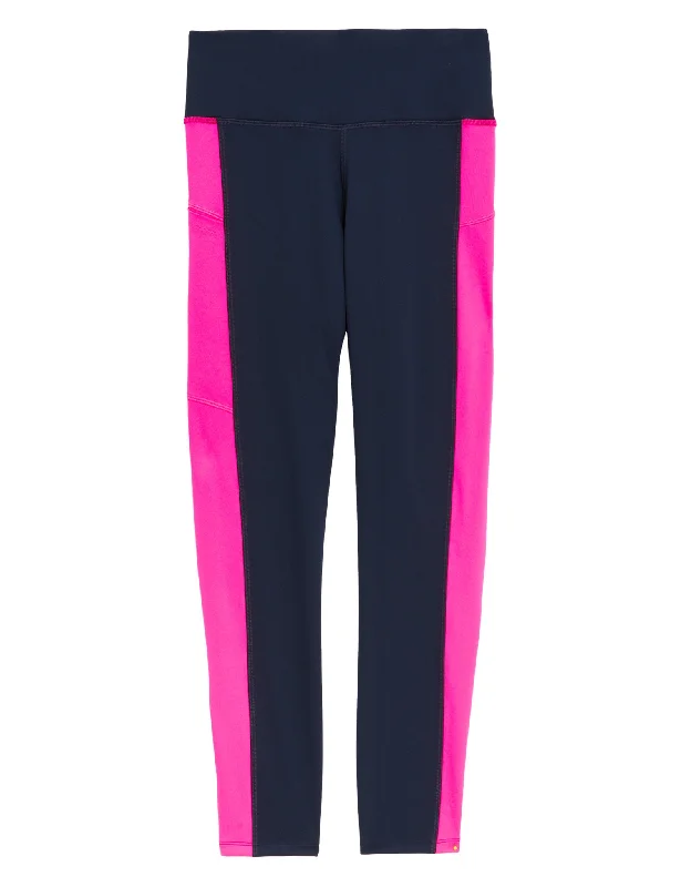 Go Move High Waisted 7/8 Gym Leggings Fashionable Moisture-Wicking Leggings