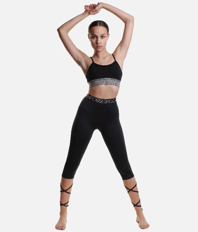 Lace-up Dance Leggings - 0107