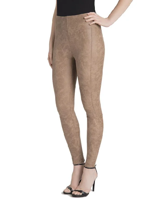 Last Chance Size 3XL | Lysse Premium Buffed Suede Leggings Saddle Tan Trendy High-Compression Leggings Last Chance Size 3XL | Lysse Premium Buffed Suede Leggings Saddle Tan Trendy High-Compression Leggings