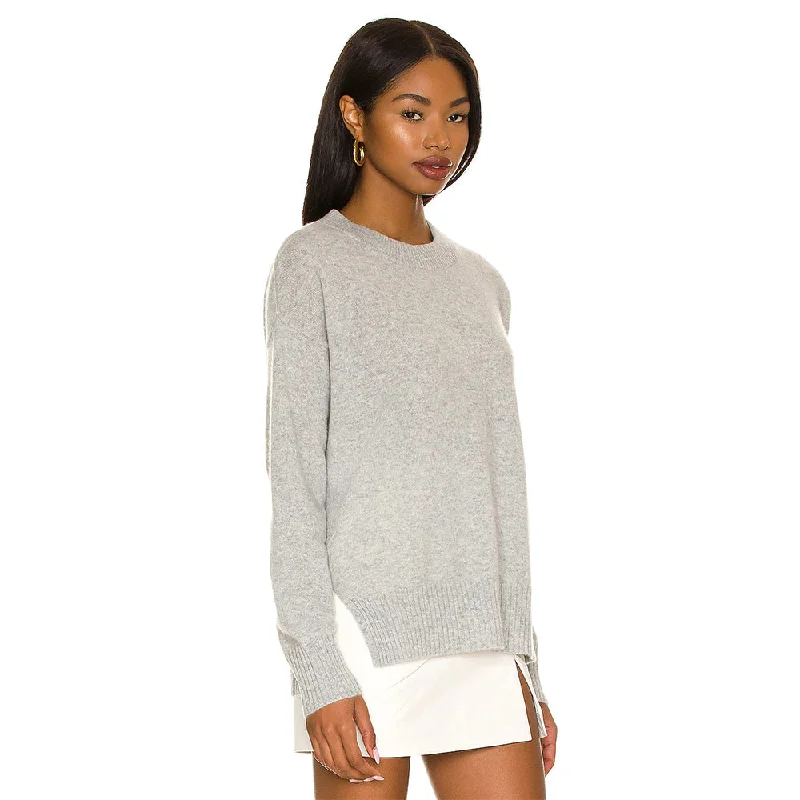 Mellisa Cashmere Sweater (Mid Heather Grey)