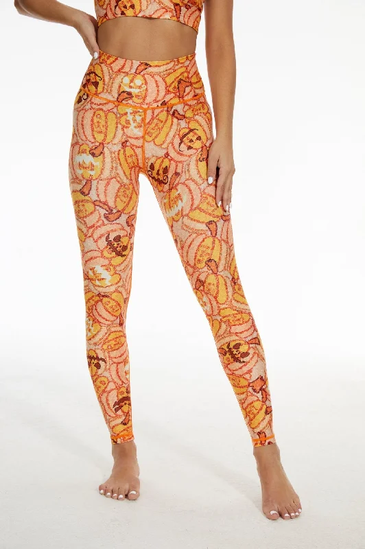 Playful Pumpkins High-waisted Leggings