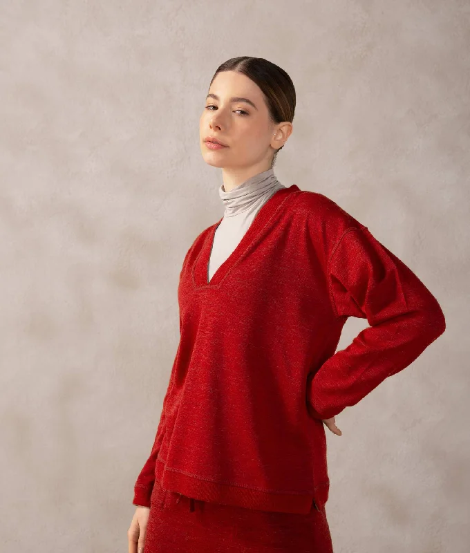 Premium Alpaca and Cotton Basic sweater