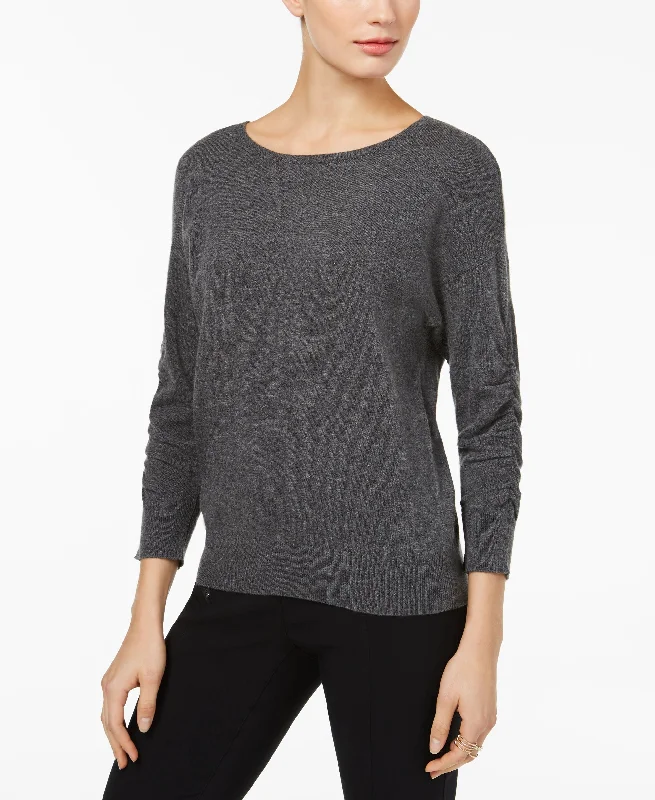 Ruched Sleeve Sweater