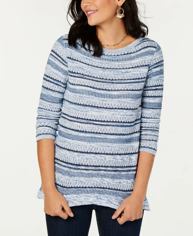 Style & Co Striped Sweater