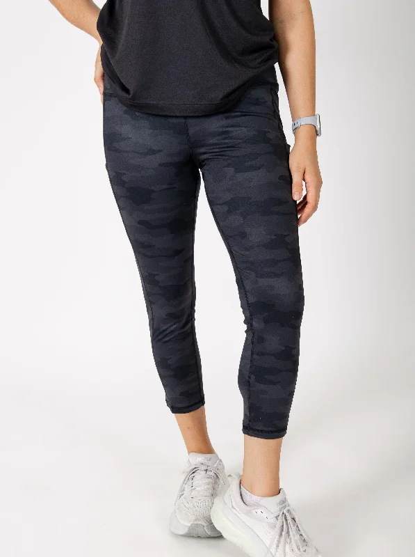 Women's Cropped Leggings | Camo Comfortable Yoga Tights Leggings