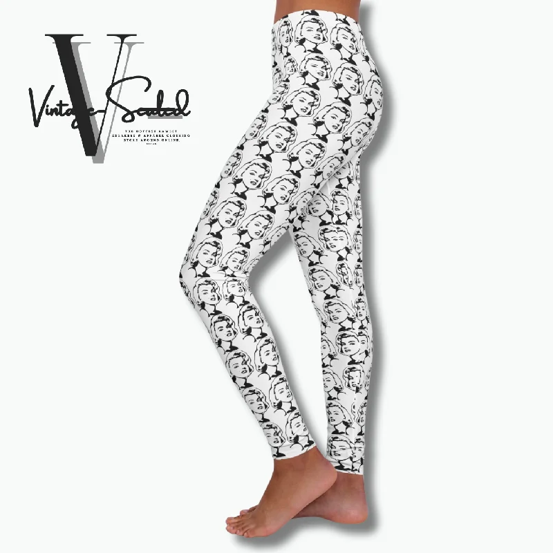 Vintage-Sealed "Monroe" Apparel Leggings| Brand New Women's Fashion Comfortable Slip-On Leggings