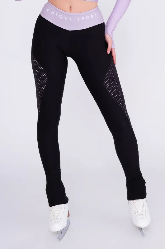 Empower On-Ice Leggings in Amethyst