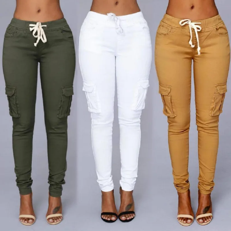 Elastic Skinny Jeans