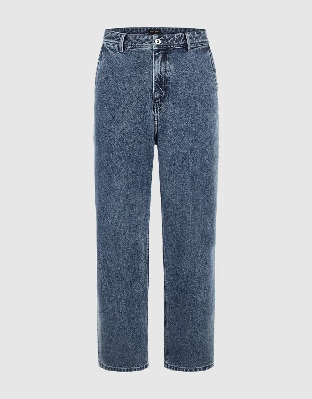 Gradient Wide-Leg Jeans