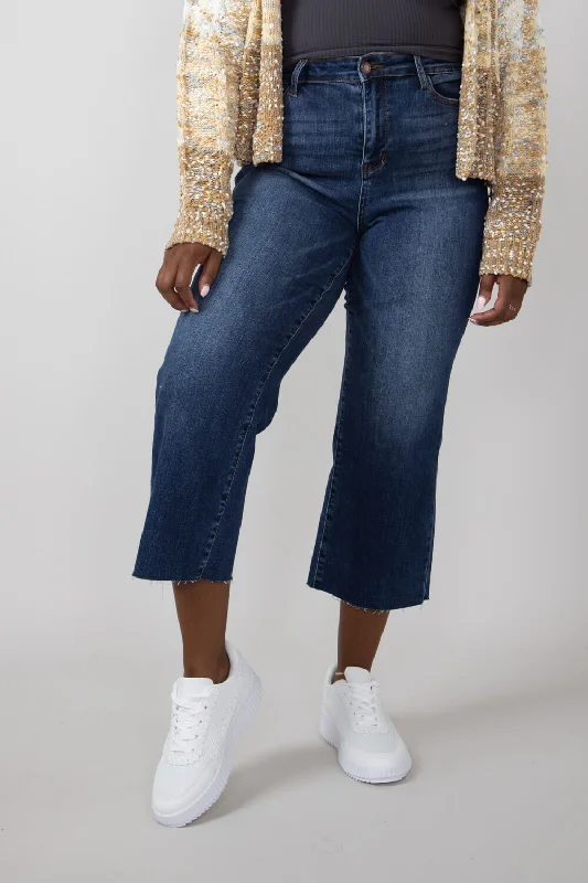 Judy Blue High Rise Wide Leg Cropped Jeans for Women | 88873REG Trendy Bootcut High-Waisted Jeans Judy Blue High Rise Wide Leg Cropped Jeans for Women | 88873REG Trendy Bootcut High-Waisted Jeans