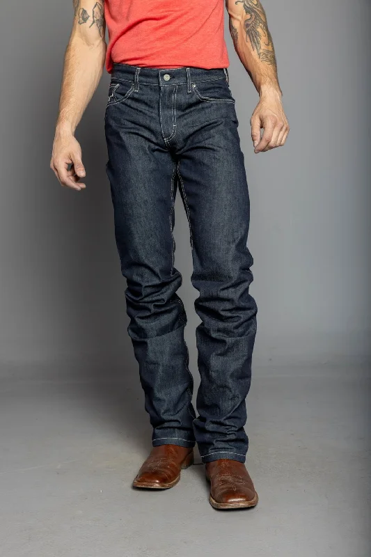 Kimes Ranch Mens Raw James Blue 100% Cotton Jeans Comfortable Distressed Straight-Leg Jeans Kimes Ranch Mens Raw James Blue 100% Cotton Jeans Comfortable Distressed Straight-Leg Jeans