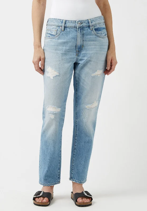 Relaxed Boyfriend Madison Women's Jeans Distressed Blue - BL15871 Trendy Cut-Off Denim Shorts Relaxed Boyfriend Madison Women's Jeans Distressed Blue - BL15871 Trendy Cut-Off Denim Shorts