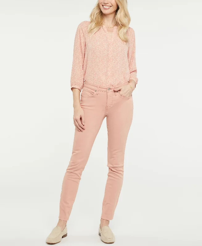 Nydj Straight Leg Ankle Jeans Cozy Wide-Legged Jeans
