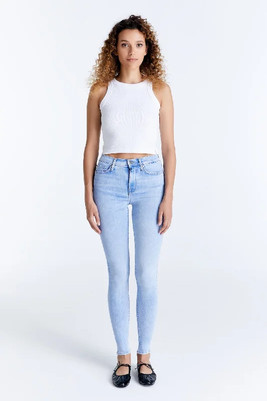 SOPHIA High Waist Jeans Super Skinny aqua blue