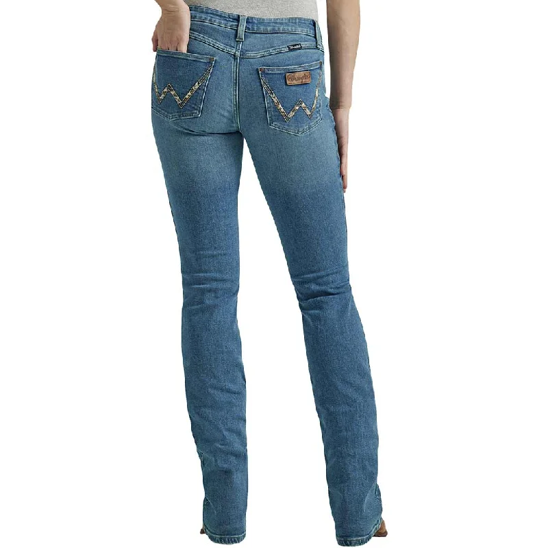 Wrangler Women's Retro Mae Mid Rise Bootcut Jeans